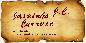 Jasminko Čurović vizit kartica